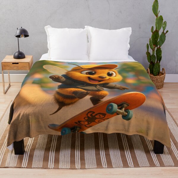 Item preview, Skater Tawny Mining Bee designed and sold by Sillytoe.