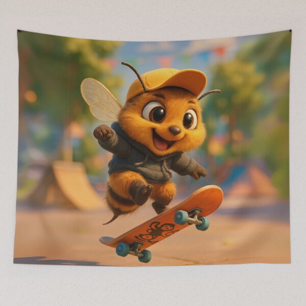 Item preview, Skater Tawny Mining Bee designed and sold by Sillytoe.