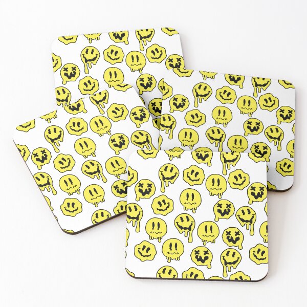 Item preview, Melting Moods: Drippy Smiley Pattern designed and sold by KatelynMitalski.