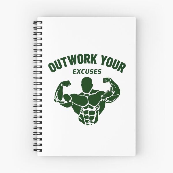 Item preview, Outwork Your Excuses – Motivational Gym Quote Design designed and sold by Superiors-s.