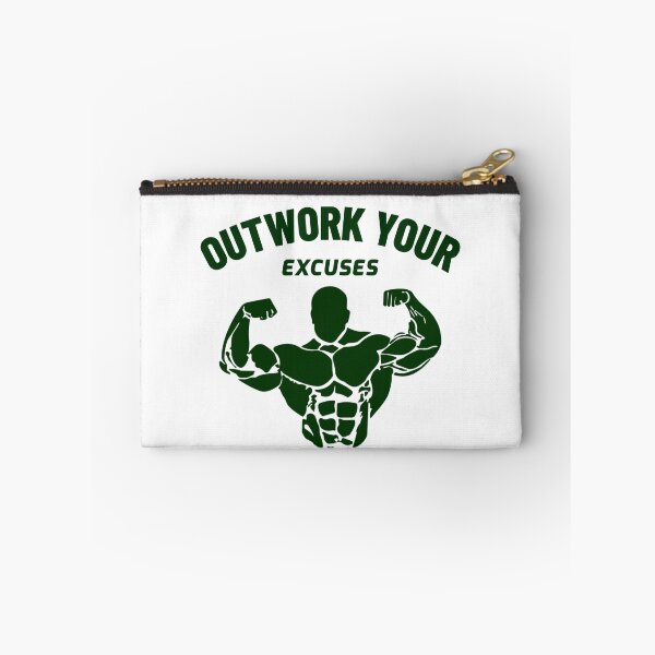 Item preview, Outwork Your Excuses – Motivational Gym Quote Design designed and sold by Superiors-s.