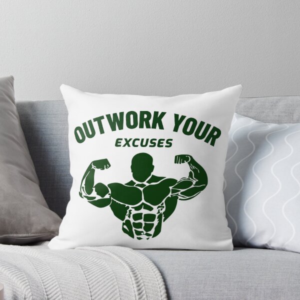 Item preview, Outwork Your Excuses – Motivational Gym Quote Design designed and sold by Superiors-s.