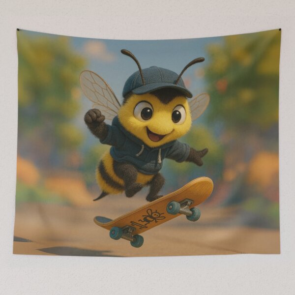 Item preview, Skater Yellow-Faced Bee designed and sold by Sillytoe.