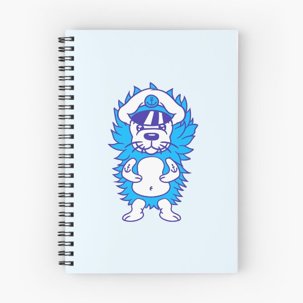 Item preview, Little Hedgehog Boat Captain Funny Cute Lovely Fun designed and sold by shirt-o-mat.