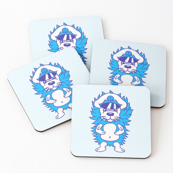 Item preview, Little Hedgehog Boat Captain Funny Cute Lovely Fun designed and sold by shirt-o-mat.