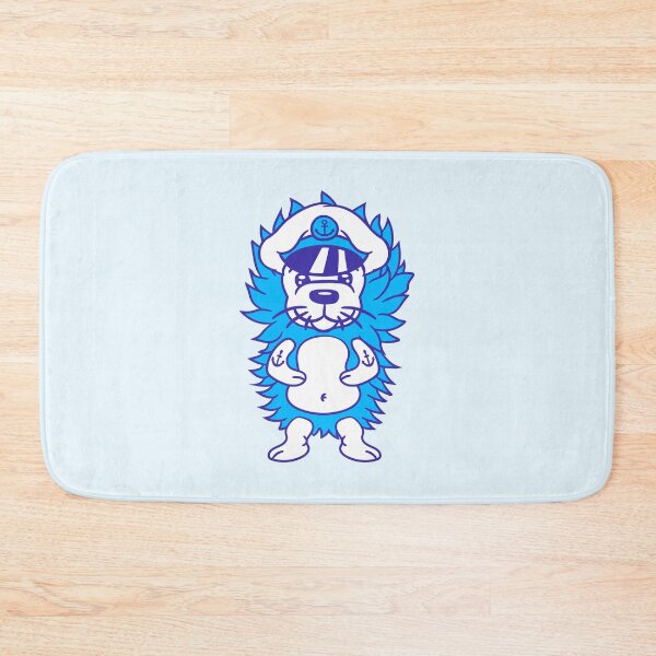Item preview, Little Hedgehog Boat Captain Funny Cute Lovely Fun designed and sold by shirt-o-mat.