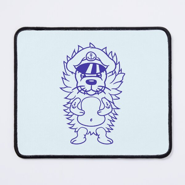 Item preview, Little Hedgehog Boat Captain Funny Cute Lovely Fun designed and sold by shirt-o-mat.