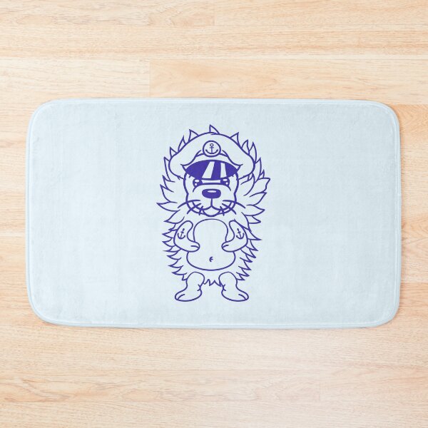 Item preview, Little Hedgehog Boat Captain Funny Cute Lovely Fun designed and sold by shirt-o-mat.
