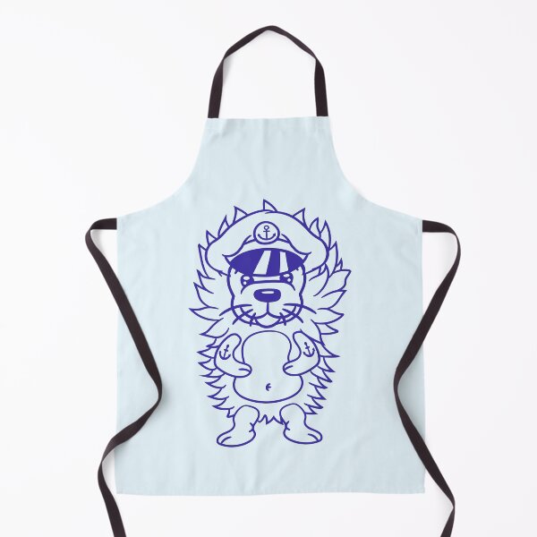 Item preview, Little Hedgehog Boat Captain Funny Cute Lovely Fun designed and sold by shirt-o-mat.