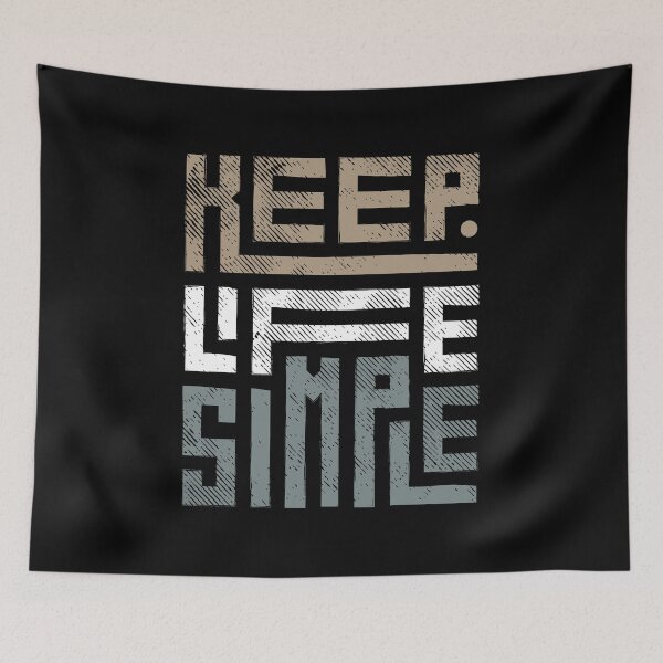 Item preview, Keep Life Simple designed and sold by DivideAConquer-.