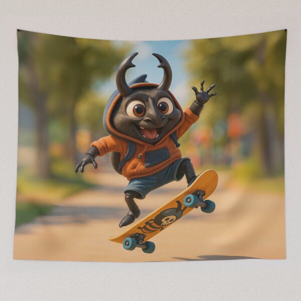 Item preview, Skater Atlas Beetle designed and sold by Sillytoe.