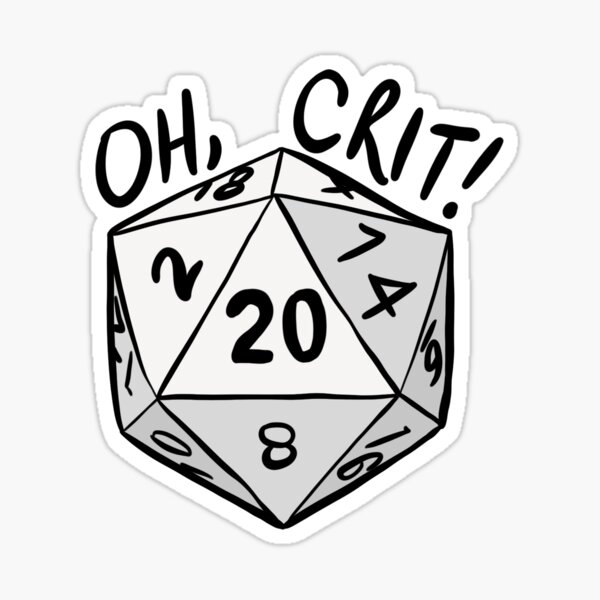 Item preview, Oh, Crit! designed and sold by Julidelphia.