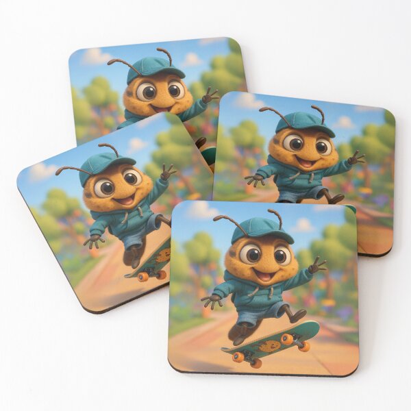 Item preview, Skater Biscuit Beetle designed and sold by Sillytoe.