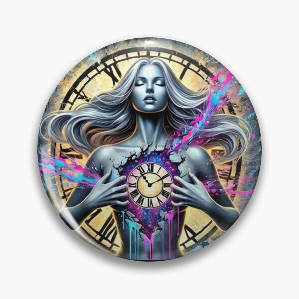 Item preview, Time Bleeds Through a Cosmic Heart designed and sold by Chaos Kitten Emporium.