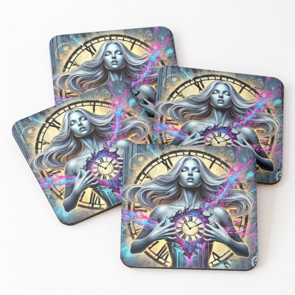 Item preview, Time Bleeds Through a Cosmic Heart designed and sold by Chaos Kitten Emporium.