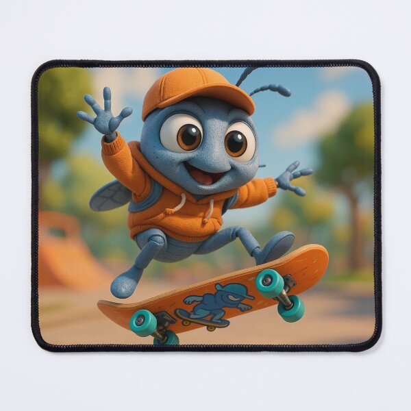 Item preview, Skater Blue Death Feigning Beetle designed and sold by Sillytoe.