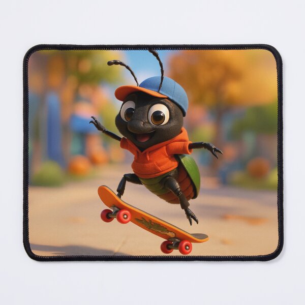 Item preview, Skater Bombardier Beetle designed and sold by Sillytoe.
