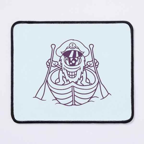 Item preview, Naughty Evil Monster Paddles Captain Funny Cute designed and sold by shirt-o-mat.