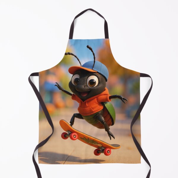 Item preview, Skater Bombardier Beetle designed and sold by Sillytoe.