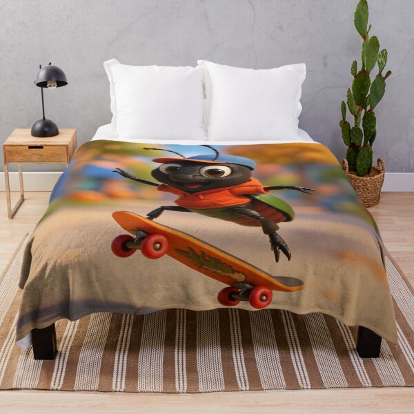 Item preview, Skater Bombardier Beetle designed and sold by Sillytoe.