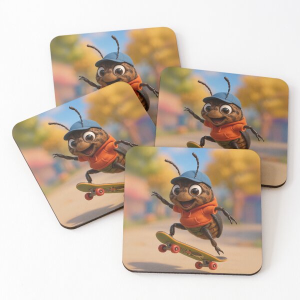 Item preview, Skater Carpet Beetle designed and sold by Sillytoe.