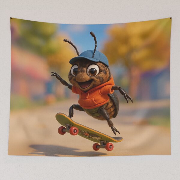 Item preview, Skater Carpet Beetle designed and sold by Sillytoe.