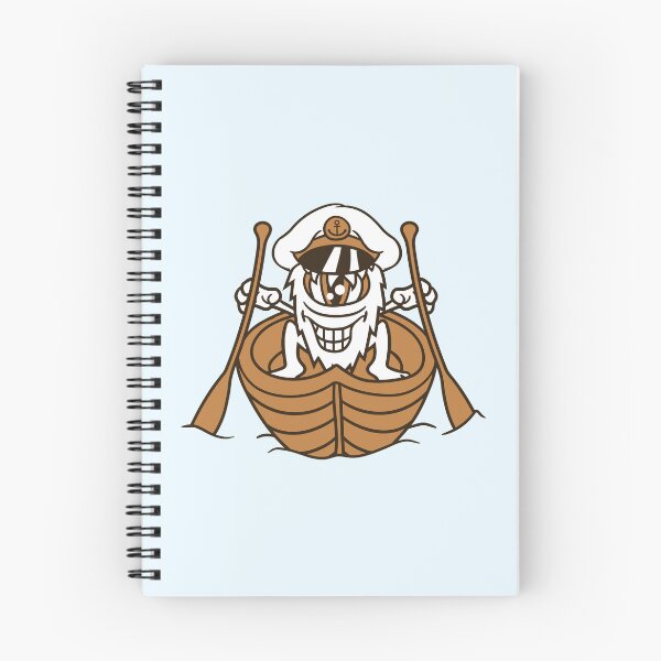 Item preview, Naughty Evil Monster Paddles Captain Funny Cute designed and sold by shirt-o-mat.