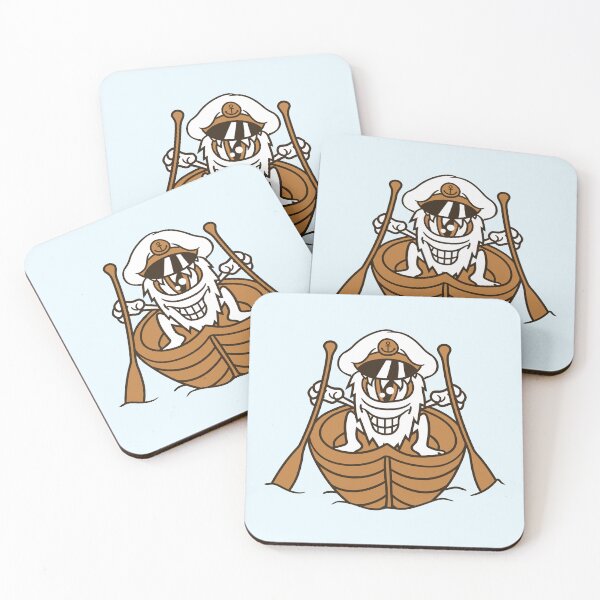 Item preview, Naughty Evil Monster Paddles Captain Funny Cute designed and sold by shirt-o-mat.
