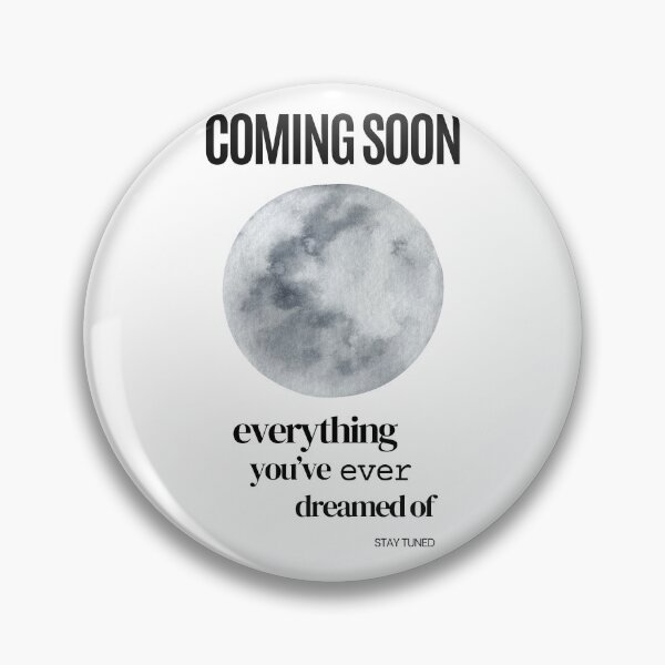 Item preview, Coming Soon Positivity Affirmation Quote Design in White designed and sold by nikifora.