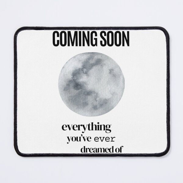 Item preview, Coming Soon Positivity Affirmation Quote Design in White designed and sold by nikifora.