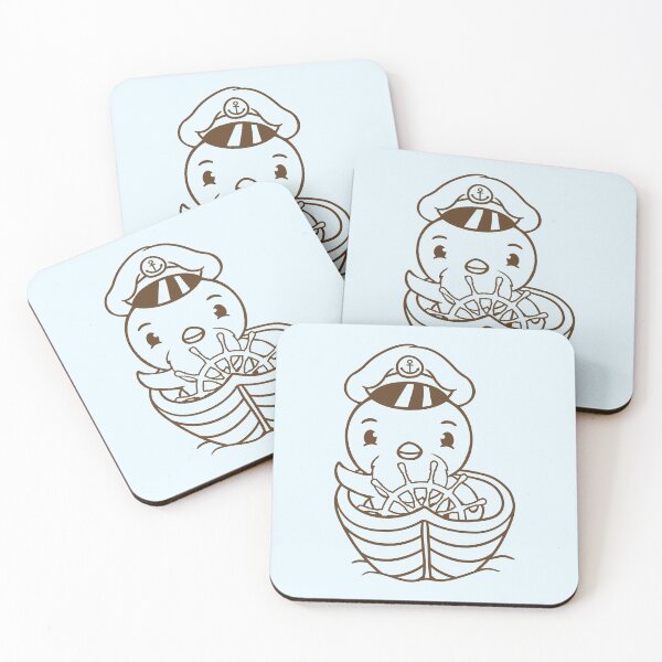 Item preview, Little Bird Duck Boat Captain Funny Cute Sweet Fun designed and sold by shirt-o-mat.
