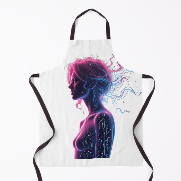 Item preview, Cyber Goddess – Neon Circuit Empress designed and sold by SunStarDesigns.