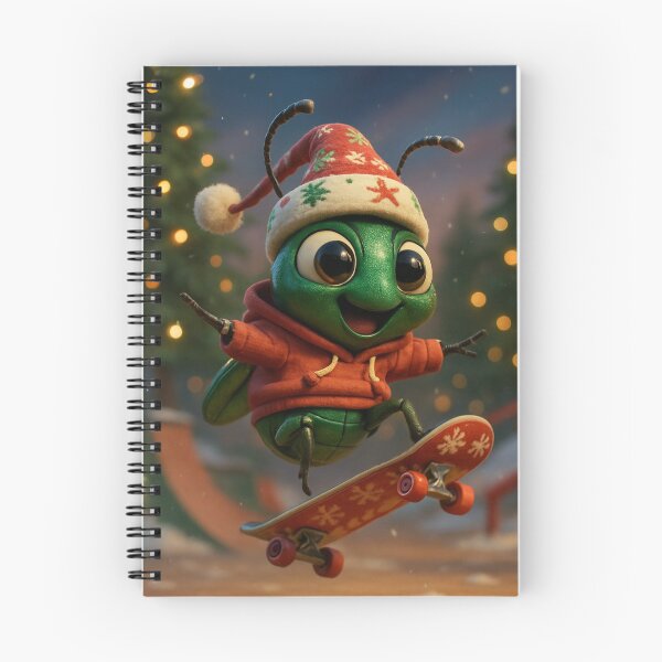 Item preview, Skater Christmas Beetle designed and sold by Sillytoe.