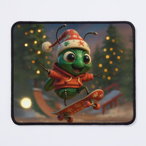 Item preview, Skater Christmas Beetle designed and sold by Sillytoe.