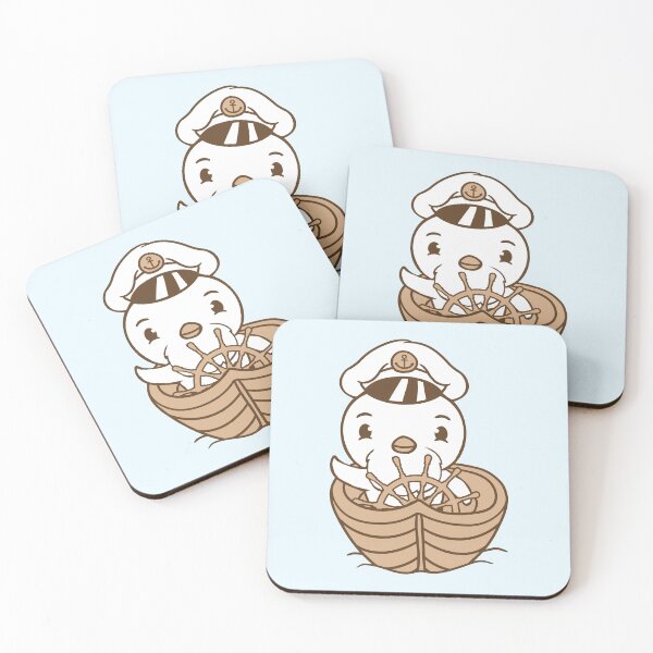 Item preview, Little Bird Duck Boat Captain Funny Cute Sweet Fun designed and sold by shirt-o-mat.