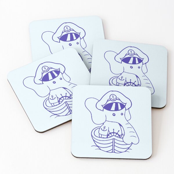 Item preview, Funny Little Elephant Boat Captain Cute Sweet Ship designed and sold by shirt-o-mat.