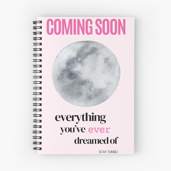 Item preview, Coming Soon Positivity Affirmation Quote Design in Pink designed and sold by nikifora.