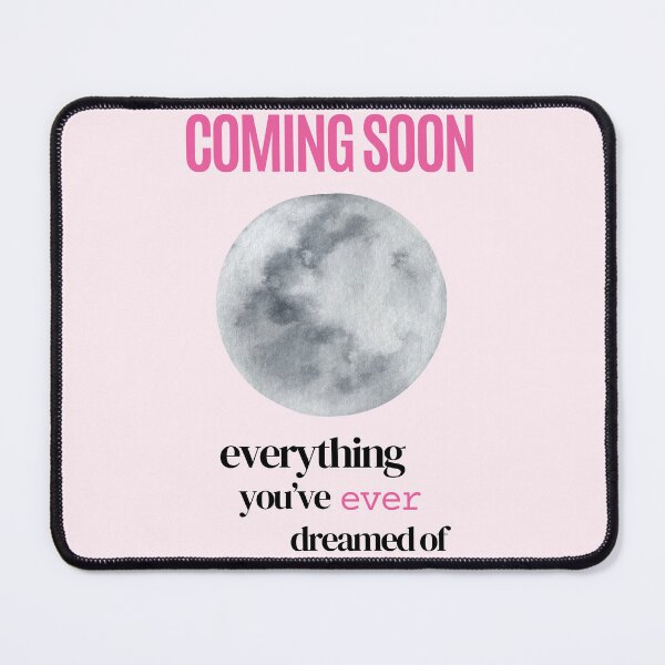 Item preview, Coming Soon Positivity Affirmation Quote Design in Pink designed and sold by nikifora.
