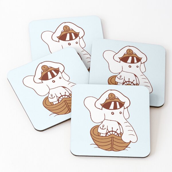 Item preview, Funny Little Elephant Boat Captain Cute Sweet Ship designed and sold by shirt-o-mat.