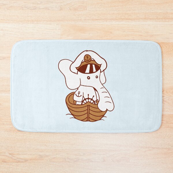 Item preview, Funny Little Elephant Boat Captain Cute Sweet Ship designed and sold by shirt-o-mat.