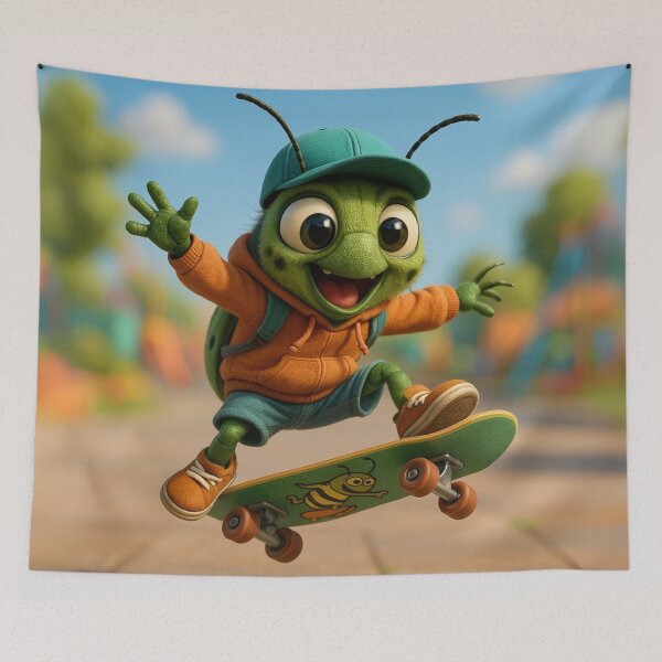 Item preview, Skater Cucumber Beetle designed and sold by Sillytoe.