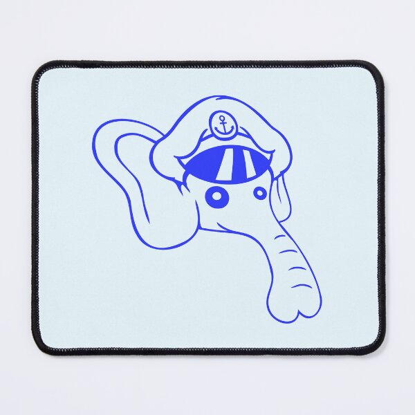 Item preview, Funny Little Elephant Head Captain Cute Sweet Fun designed and sold by shirt-o-mat.