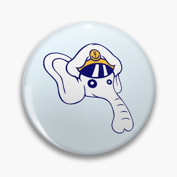 Item preview, Funny Little Elephant Head Captain Cute Sweet Fun designed and sold by shirt-o-mat.