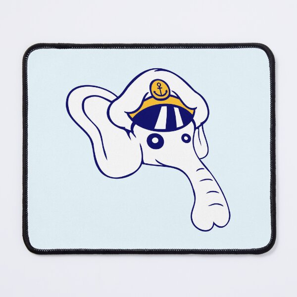 Item preview, Funny Little Elephant Head Captain Cute Sweet Fun designed and sold by shirt-o-mat.