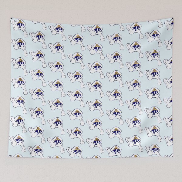 Item preview, Funny Little Elephant Head Captain Cute Sweet Fun designed and sold by shirt-o-mat.