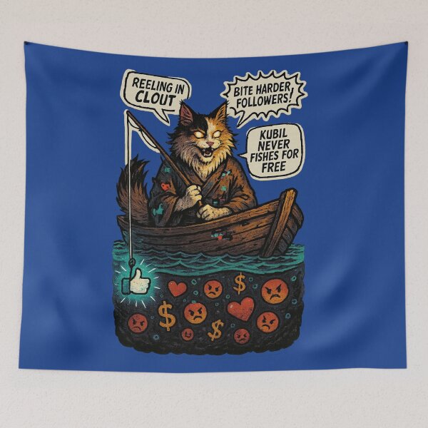 Item preview, Reeling in Clout - Fisherman KUBIL  designed and sold by Kubiru.
