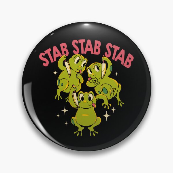 Aperçu de l'œuvre Stab Stab Stab Drôle de grenouille par Tobe Fonseca créée et vendue par Tobe Fonseca®.