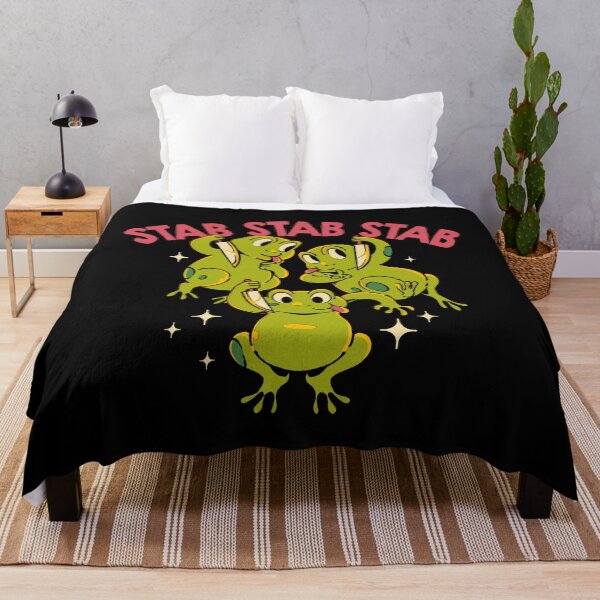 Item preview, Stab Stab Stab Funny Frog by Tobe Fonseca designed and sold by Tobe Fonseca®.