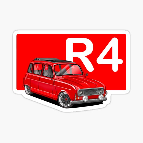 Artikel-Vorschau von Zeichnung Renault 4, designt und verkauft von monsalve-autos.