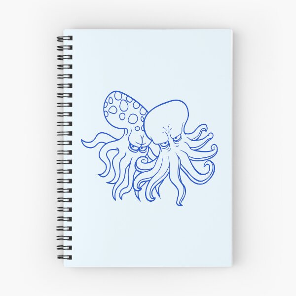 Item preview, 2 Evil Octopus Squid Cephalopod Team Underwater designed and sold by shirt-o-mat.
